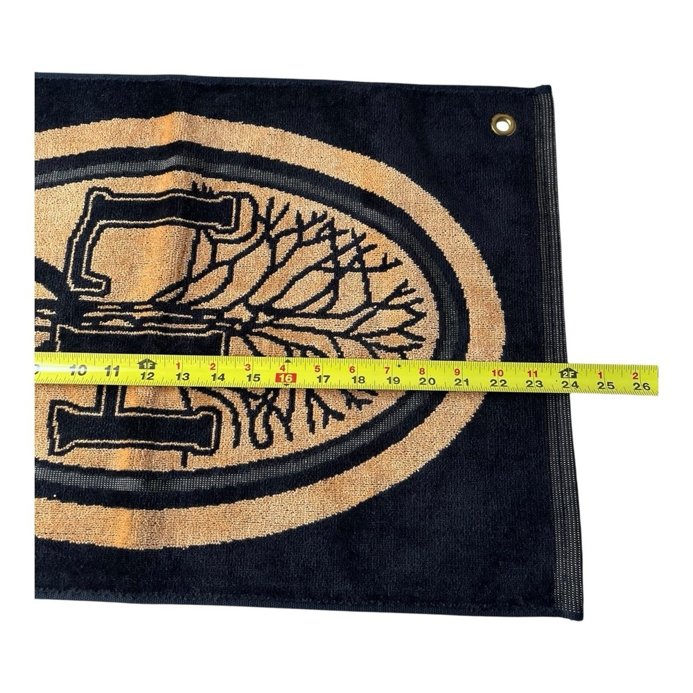ProShop Golf Bag Towel Lake Hickory Country Club North Carolina Black 24"x 16" - Picture 7 of 7